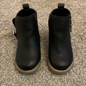 Toddler Black Calf Boots
